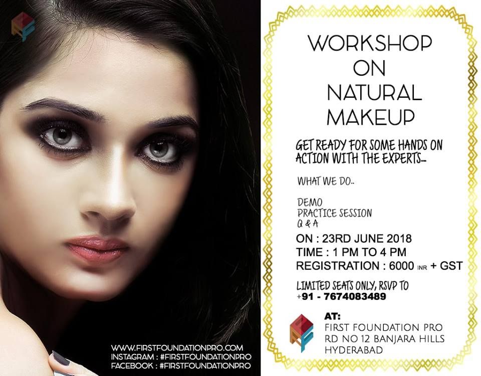 Professional makeup and hair styling academy in Hyderabad - Firstfoundationpro.com