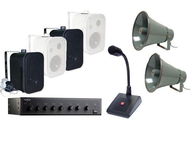 How does public address system work?