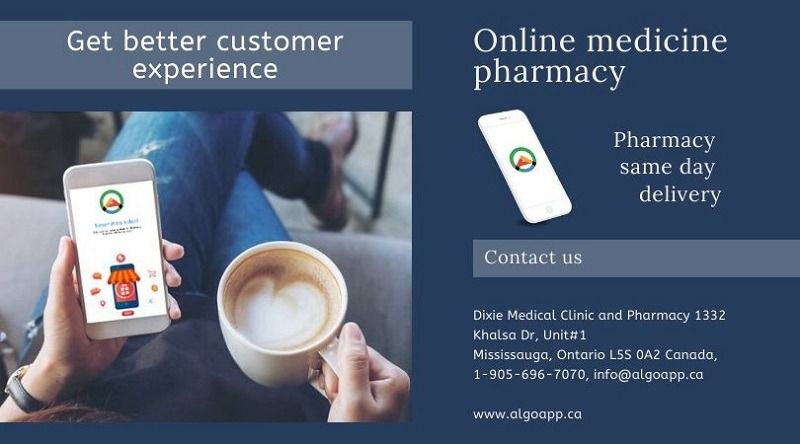 Improves customer service with online medication pharmacy
