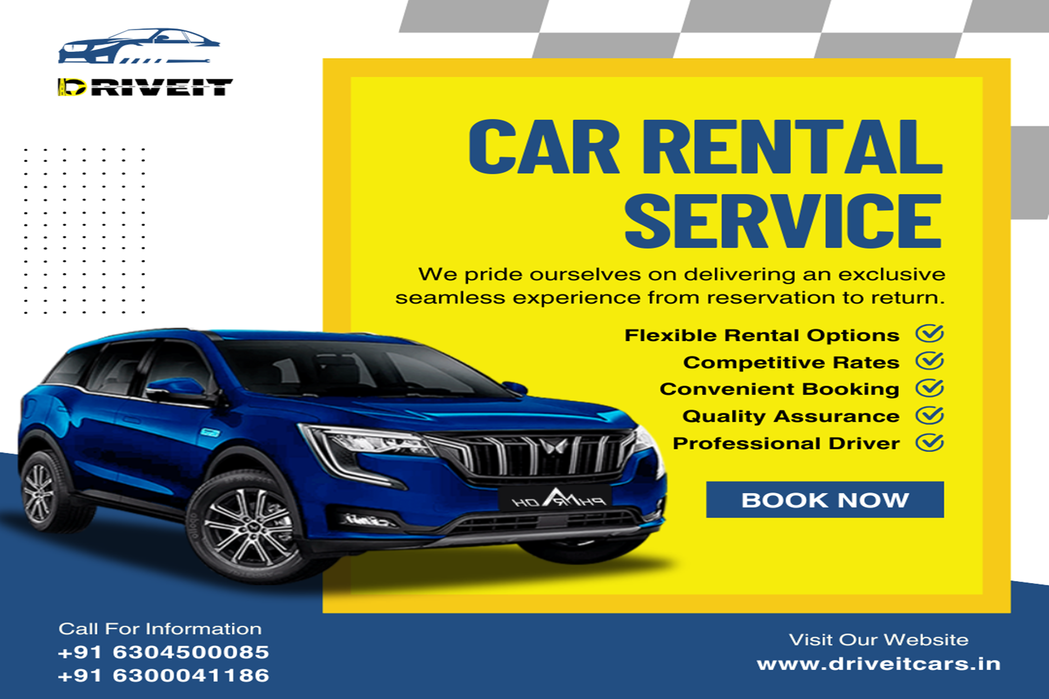 Self Drive Car Rental in Hyderabad