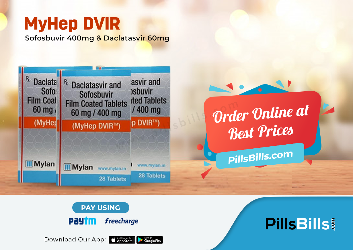 Buy Myhep DVIR : Sofosbuvir Daclatasvir Tablet 28'S Online
