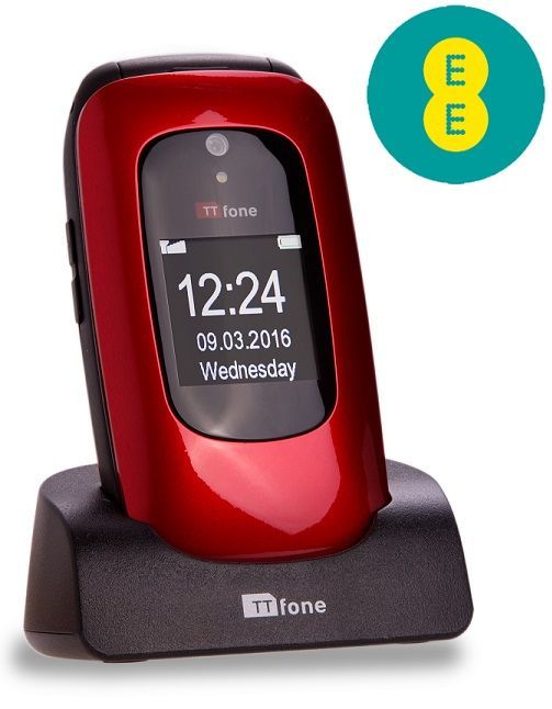 TTfone Lunar TT750 - Red - EE Pay As You Go