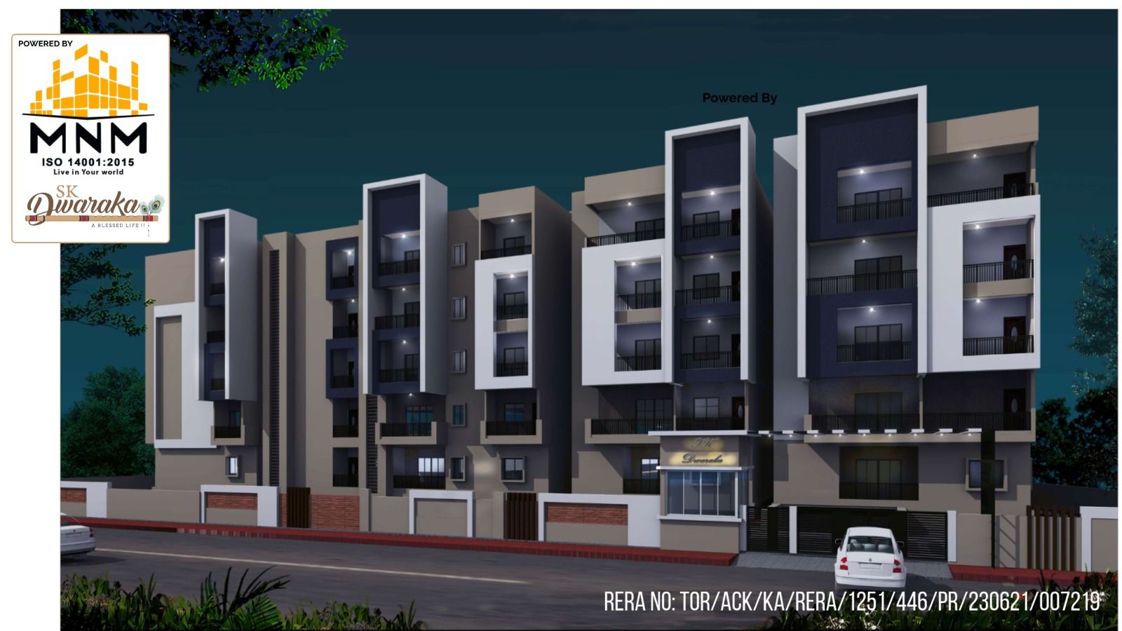 1495 Sq.Ft Flat with 3BHK For Residential Apartment For Sale in Hormavu