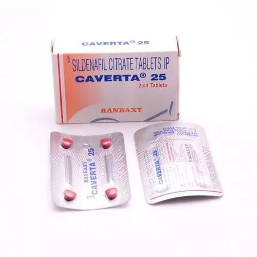 Buy Caverta 25mg Dosage Online in USA | Sildenafil citrate 25mg