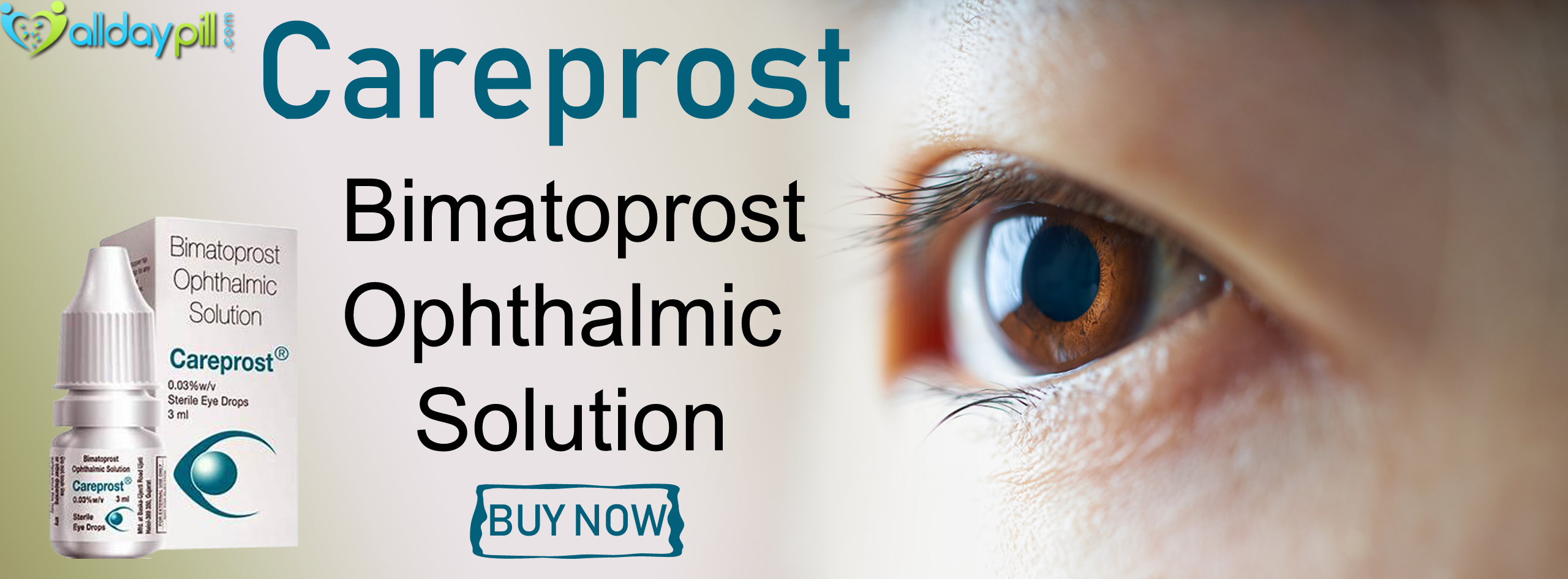 Buy Bimatoprost 3ml online l Careprost Eye drops