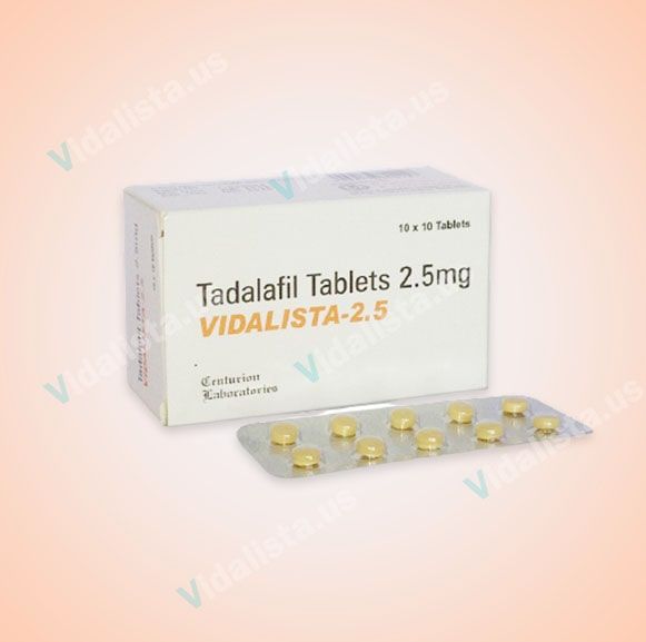 Vidalista 2.5 mg (tadalafil) – improve erection