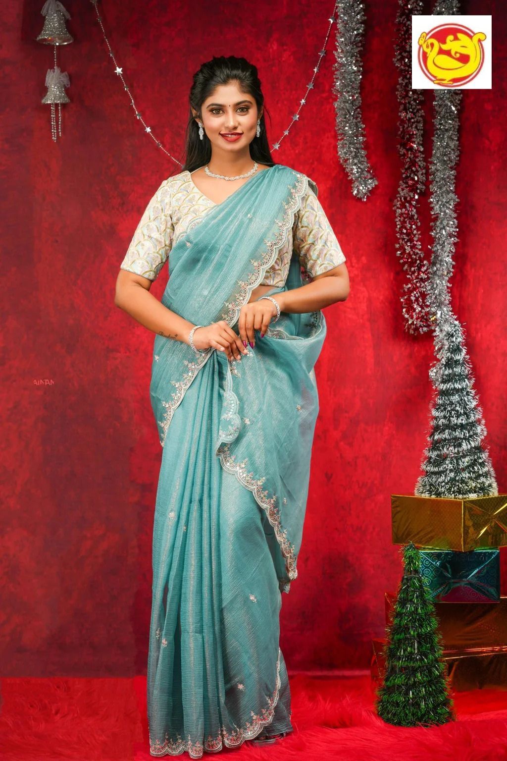 Elevate Every Occasion with Theni Anantham New Fancy Saree Collection