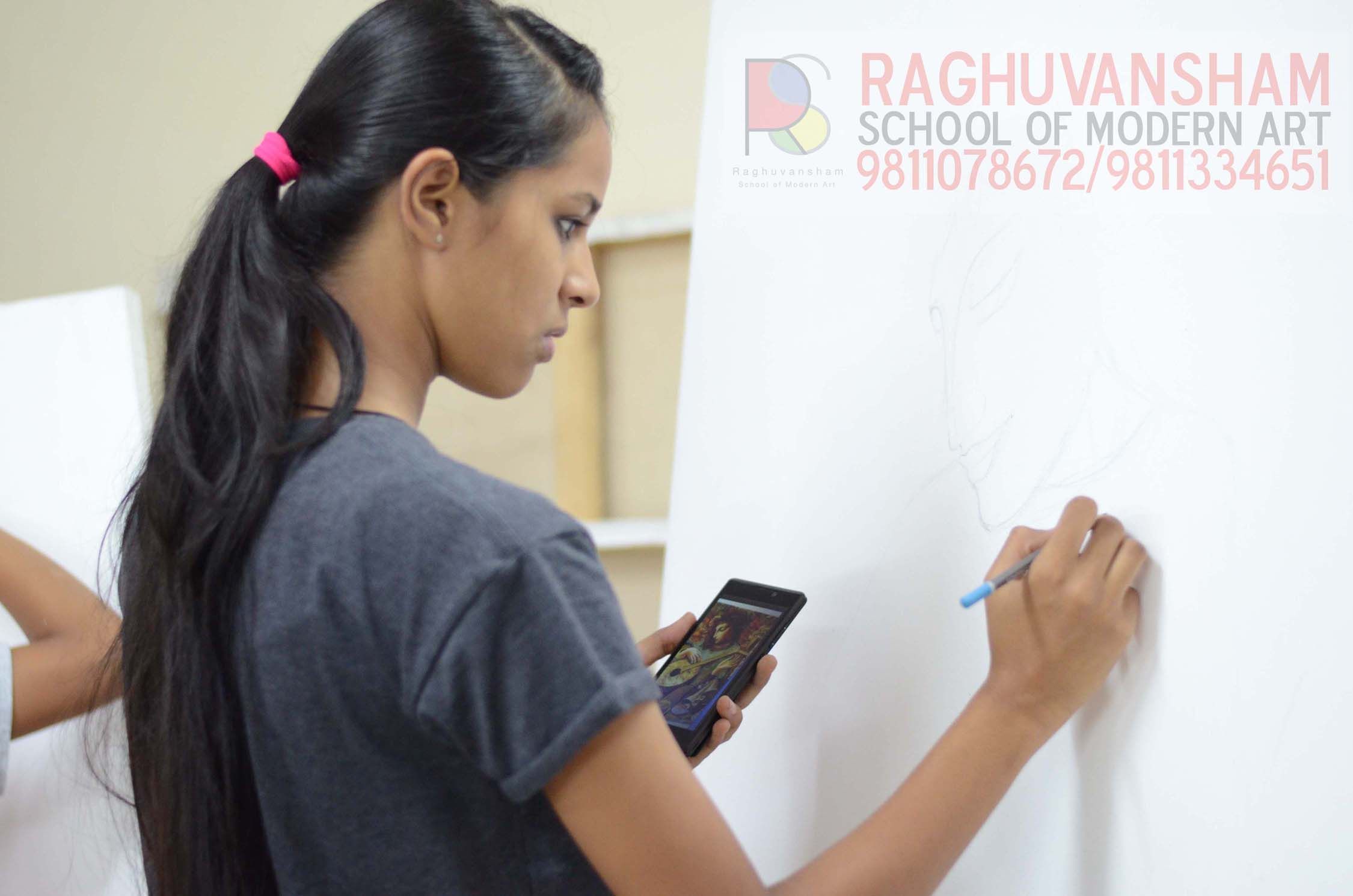 canvas painting courses in west delhi