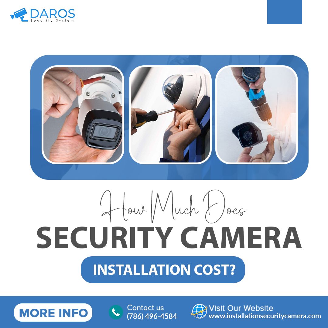 How much does security camera installation cost?