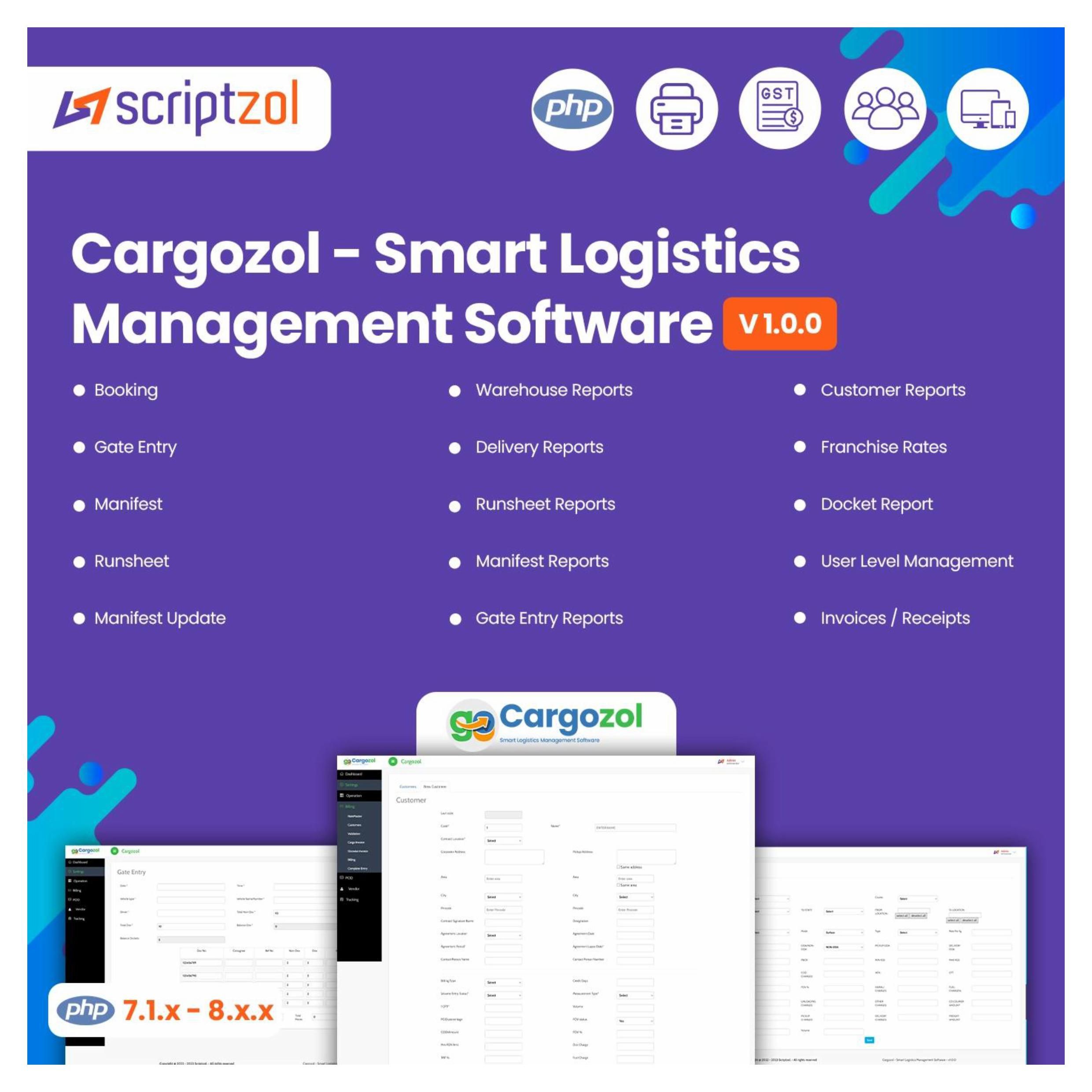 Scriptzol Smart Logistics Management Software