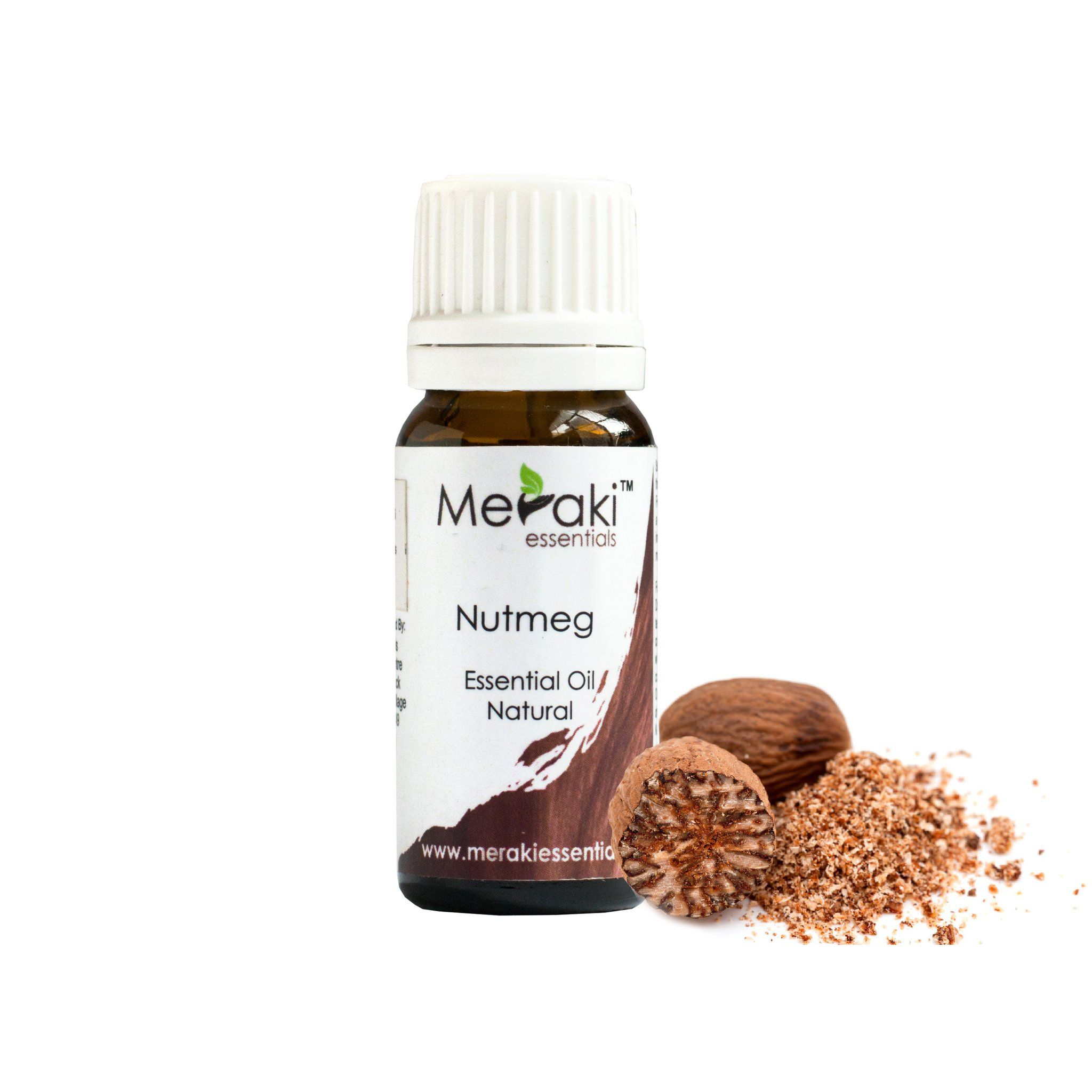 Buy 100% Natural Nutmeg Essential Oil - Meraki Essentials