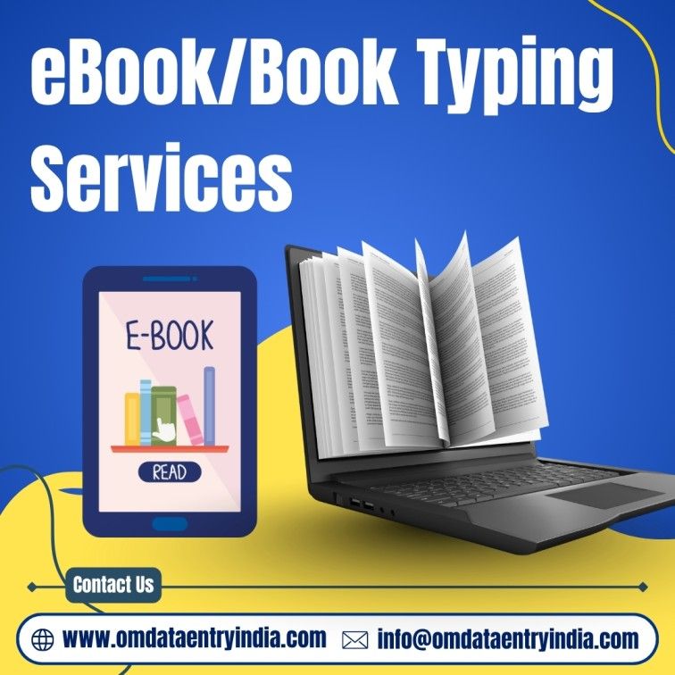 Outsource eBook/Book Typing Services in India