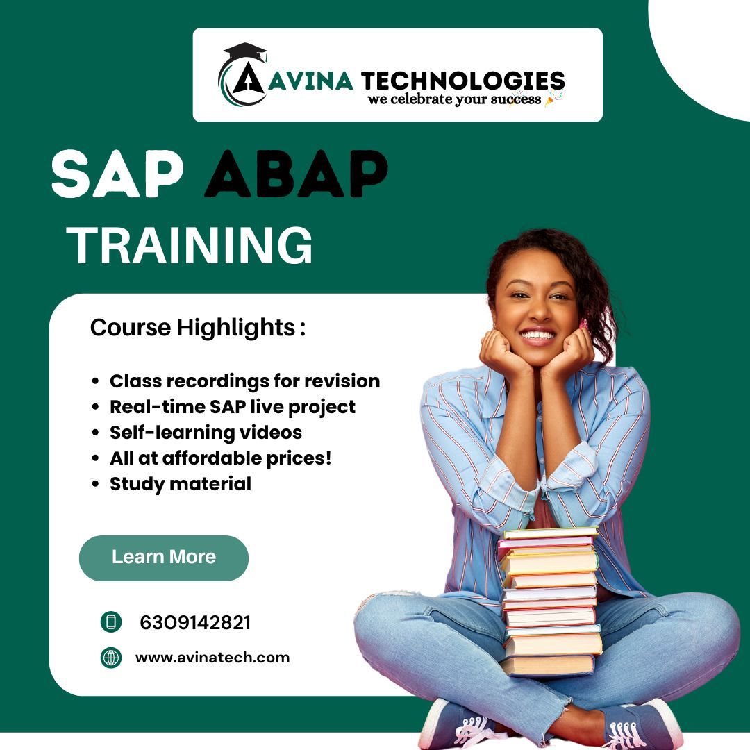 Best SAP ABAP Training Institute in Hyderabad | Online ABAP Course Training Hyderabad