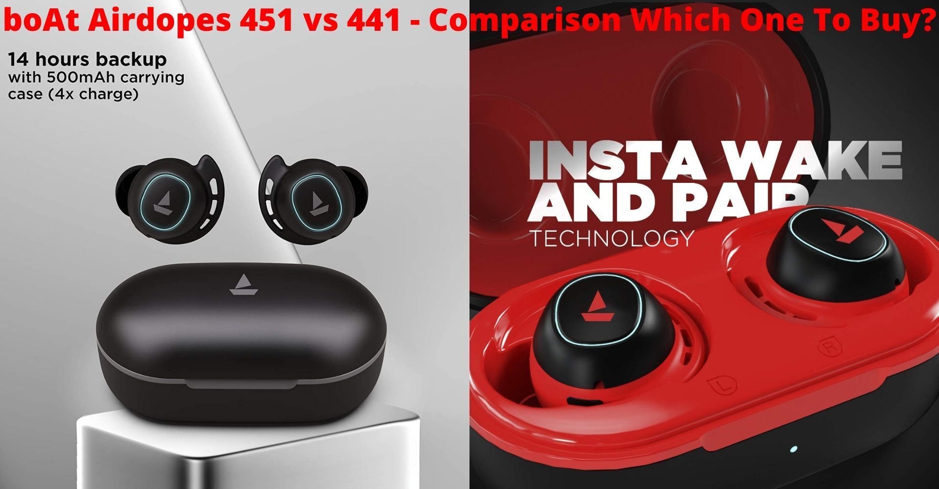 boAt Airdopes 451 vs 441 – Comparison Which One To Buy?