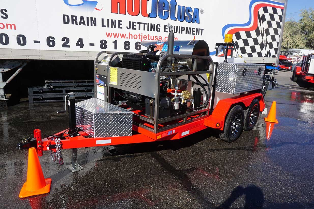 Trailer Mounted Sewer Jetters – Shipping Directly from HotJet USA