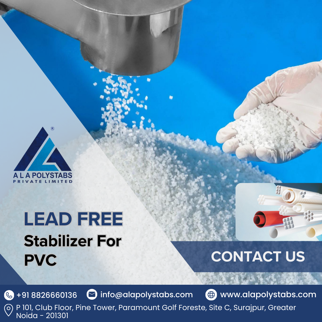 What are the benefits of using lead free stabilizers in PVC