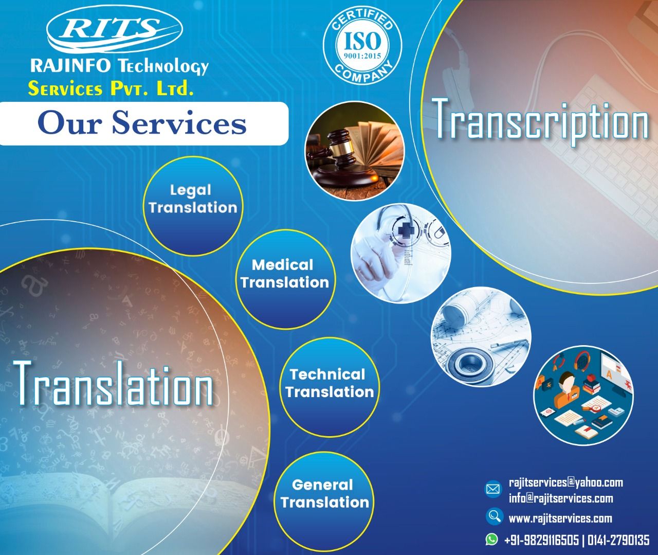 ISO Certified Transcription Service Provider Company in India