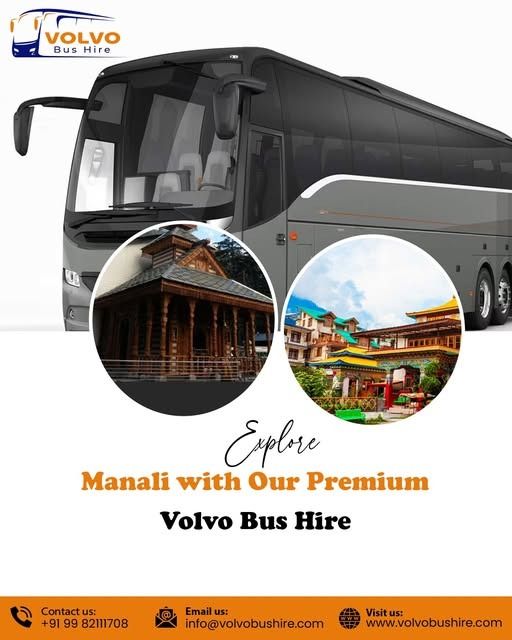 Comfortable Volvo Bus Hire Services in Jaipur
