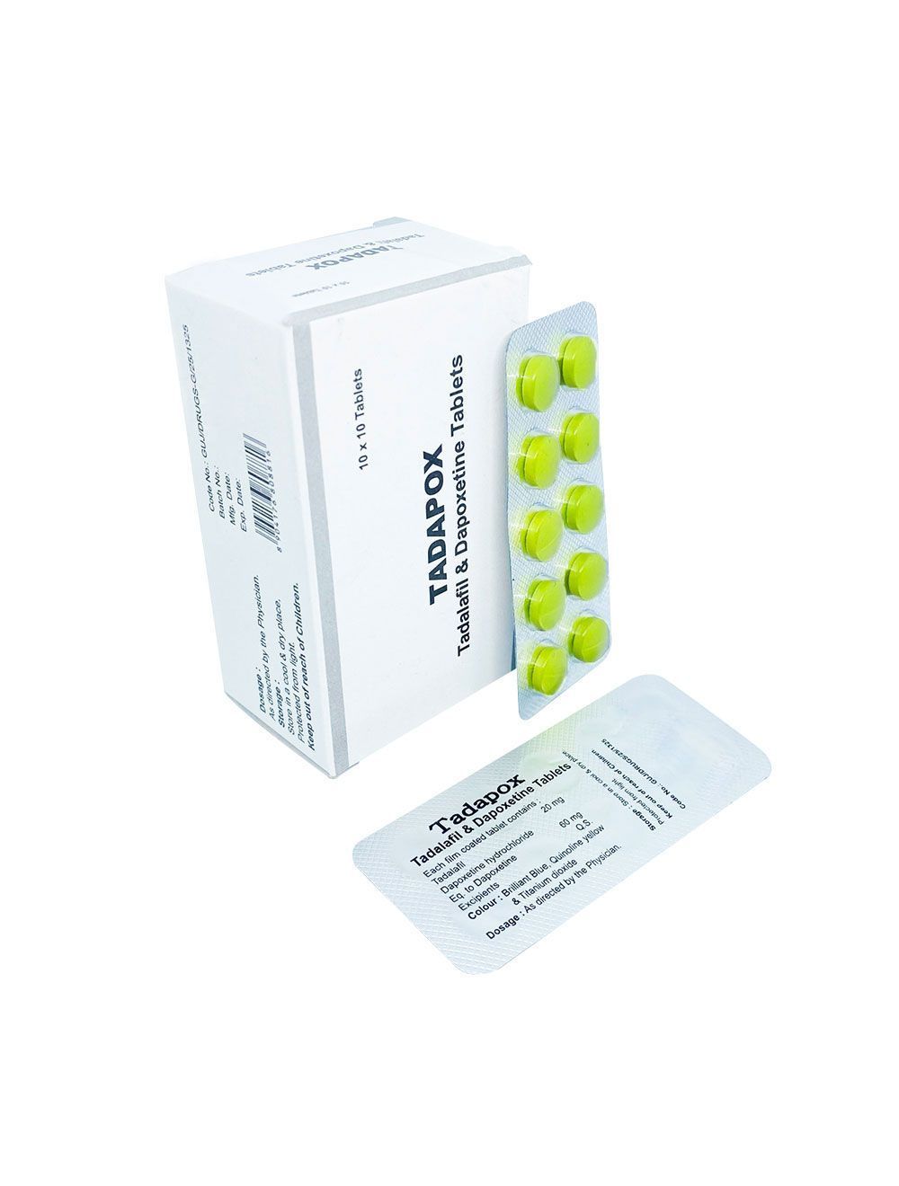 Buy Tadapox 80mg Tablets Online in Australia |  tadalafil and dapoxetine