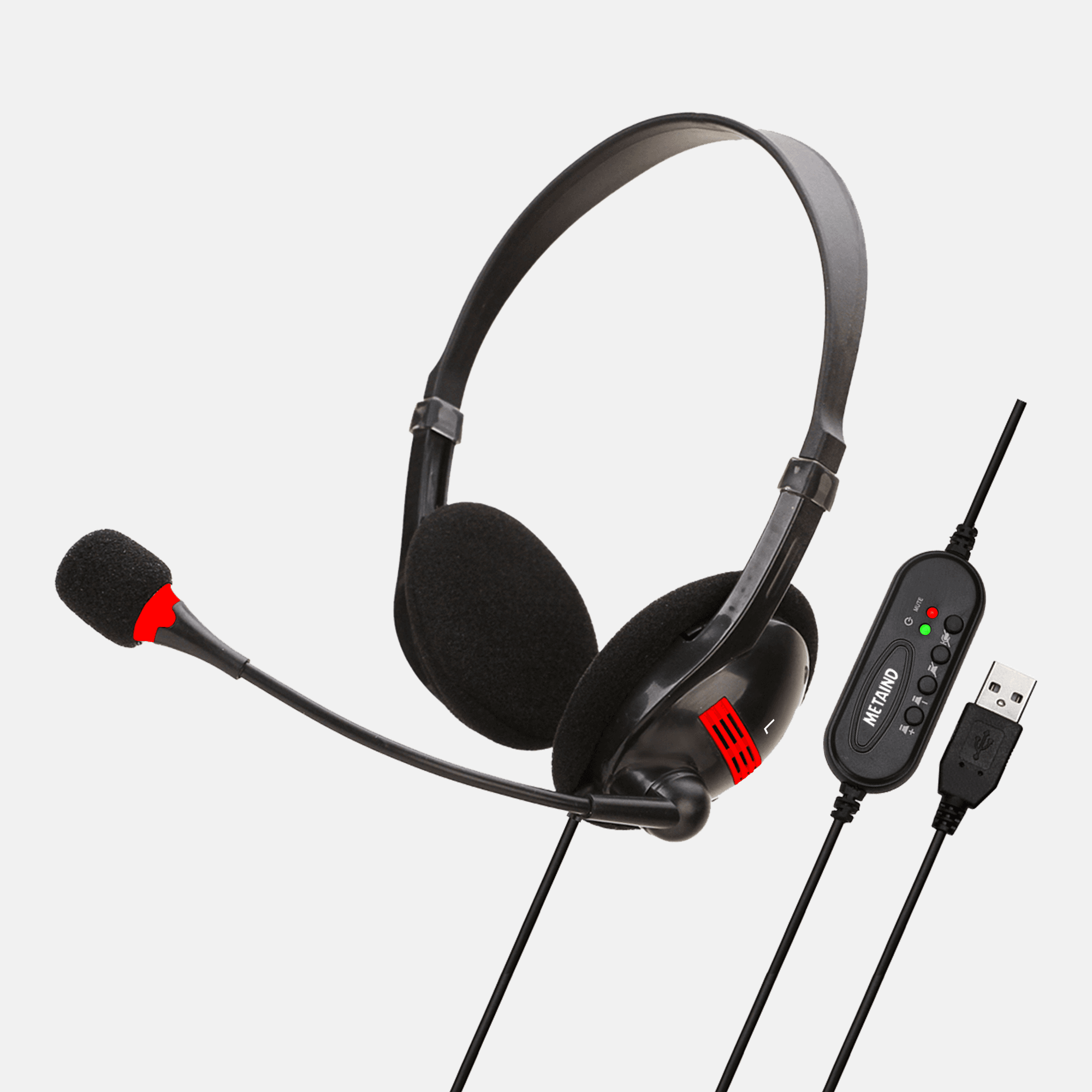 High-Quality USB Headset with Mic – Ideal for Work, Gaming & Online Classes