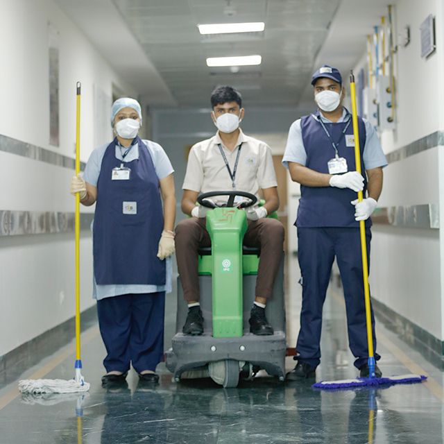 Best Pharmaceutical Facility Management in India | Clean Room, Robotic Cleaning & M&E Solutions