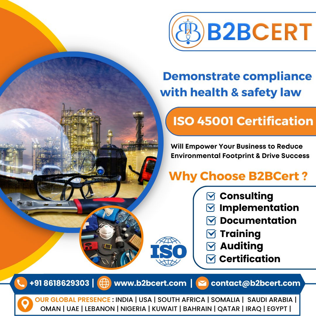  Ensure Workplace Safety with **ISO 45001 Certification in New York – Powered by b2bcert