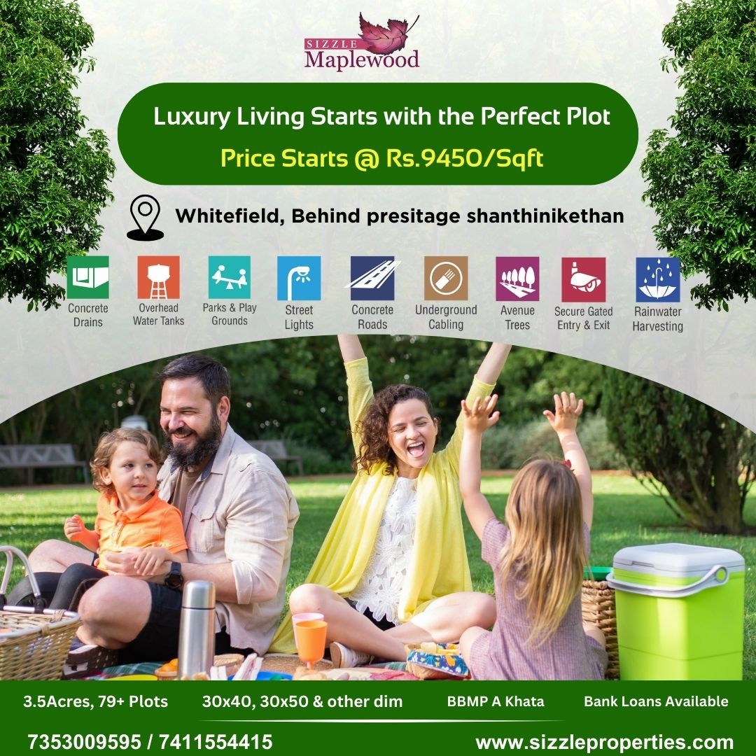 Plots for sale in Bangalore Whitefield