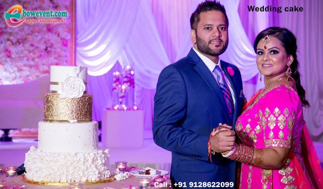 Wedding cake in Patna | Wedding cake provider patna-bowevent