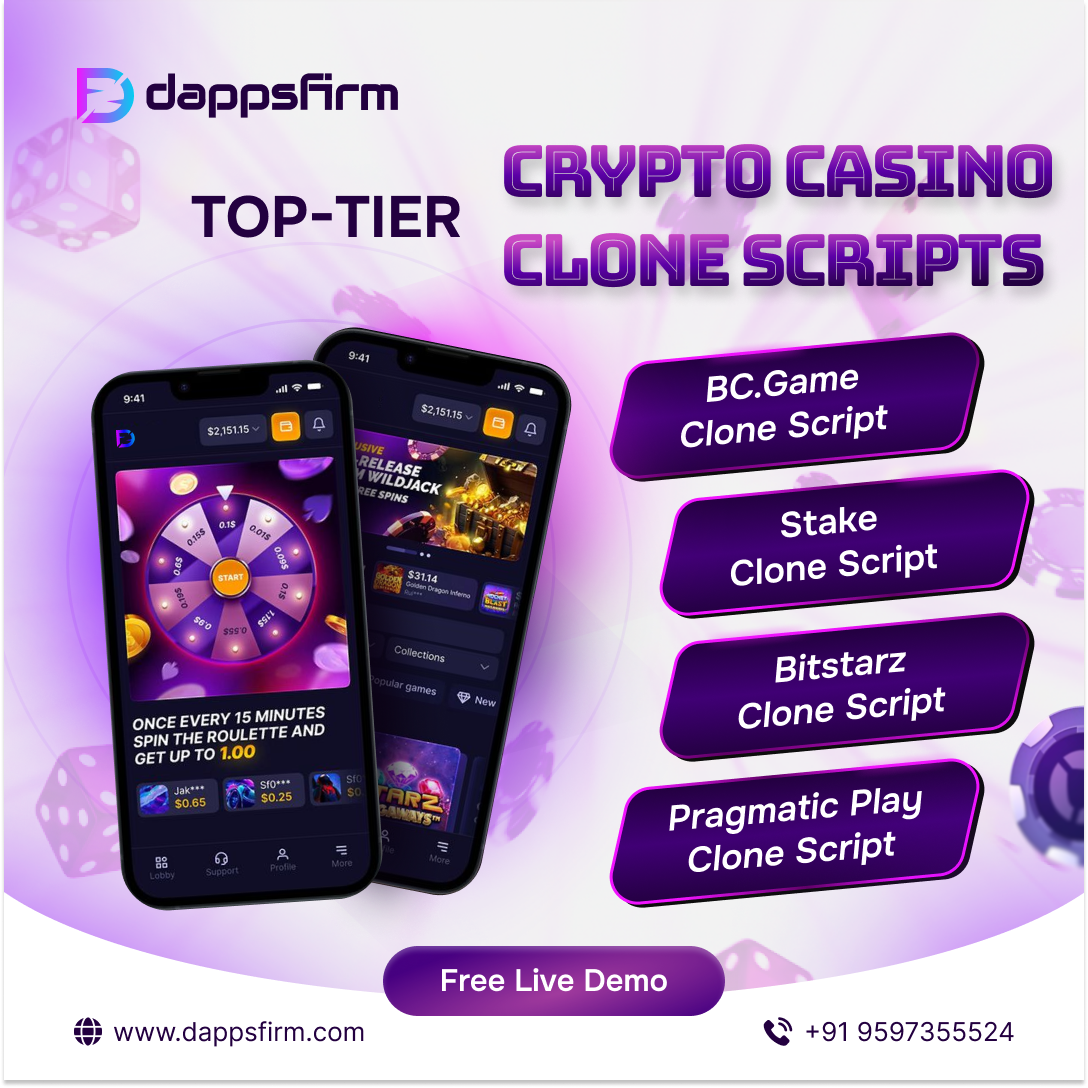 Crypto Casino Game Clone Script for Entrepreneurs Ready to Disrupt iGaming