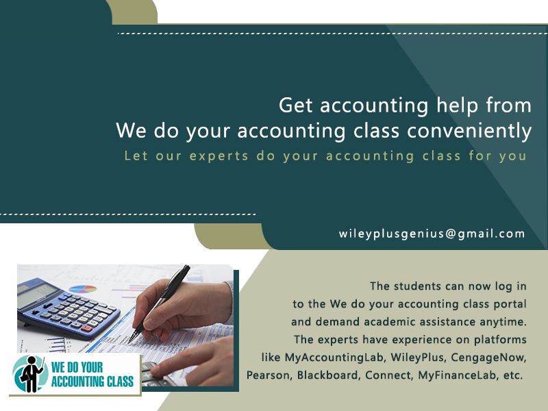 Get accounting help from We do your accounting class conveniently