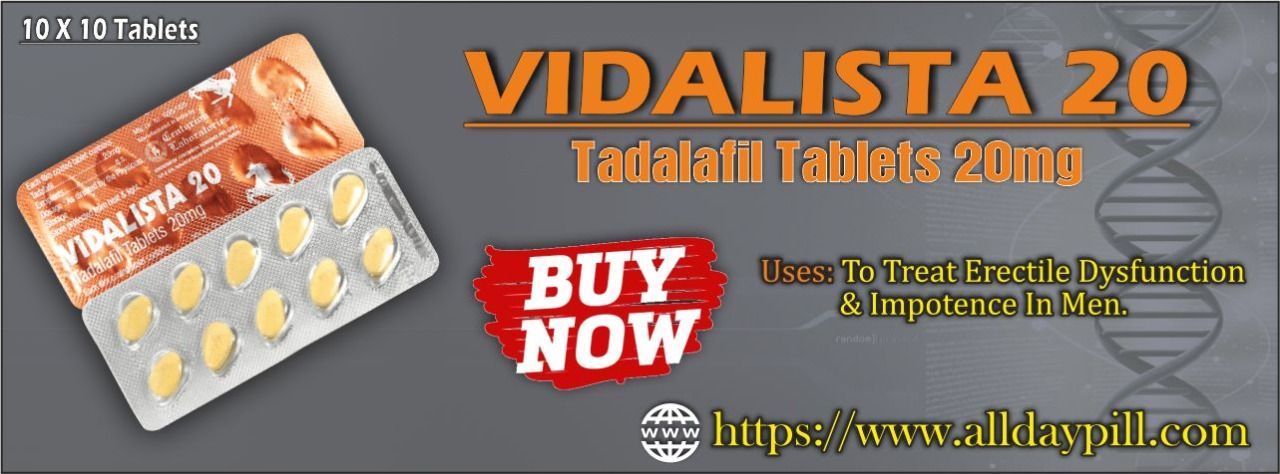 Tadalafil 20mg Tablets l Vidalista 20mg