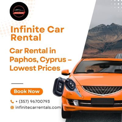 Infinite Car Rental – Best Car Hire in Paphos, Cyprus at the Lowest Prices