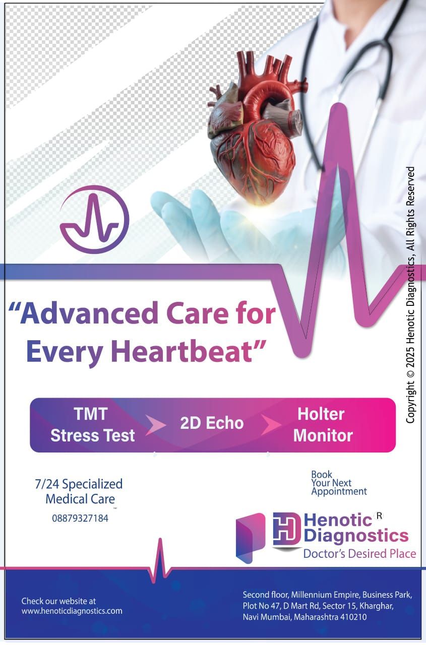 2D Echo Test in Kharghar | Henotic Diagnostics – Affordable Cardiac Scan in Navi Mumbai