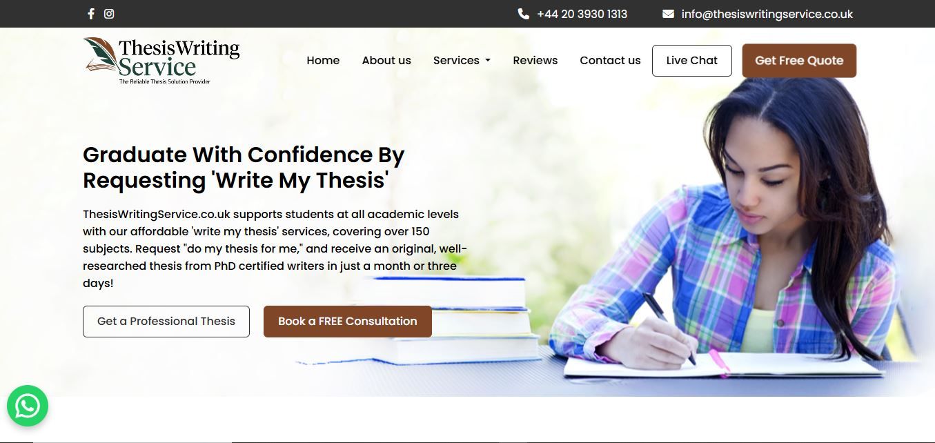 Thesis Writing Service UK