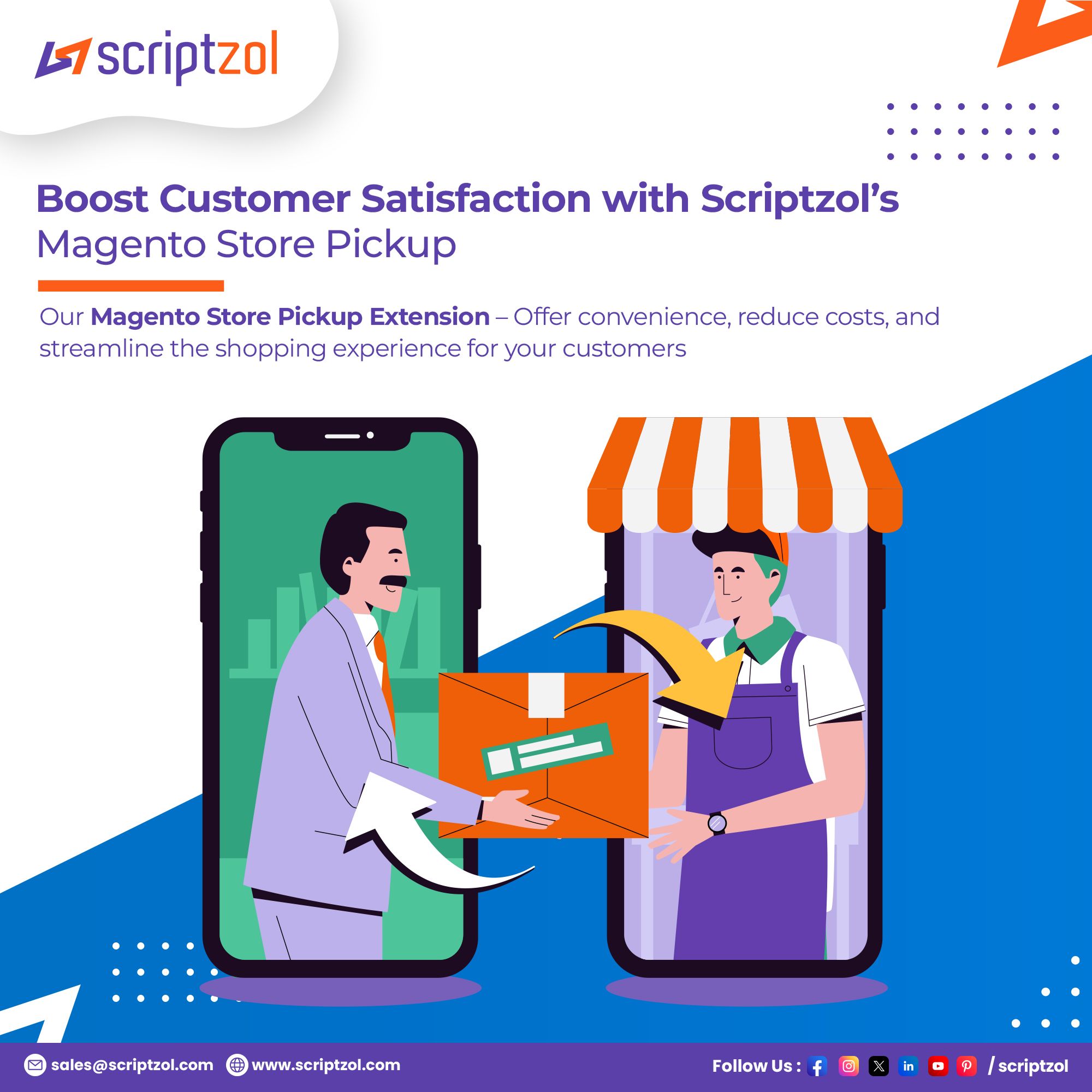 Scriptzol Magento 2 Store Pickup Extension