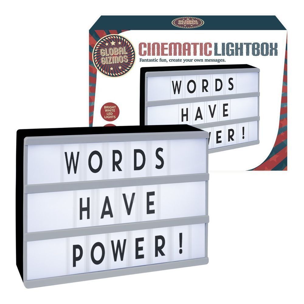 Cinematic LED Light box with 120 Characters Number and Symbols 54590