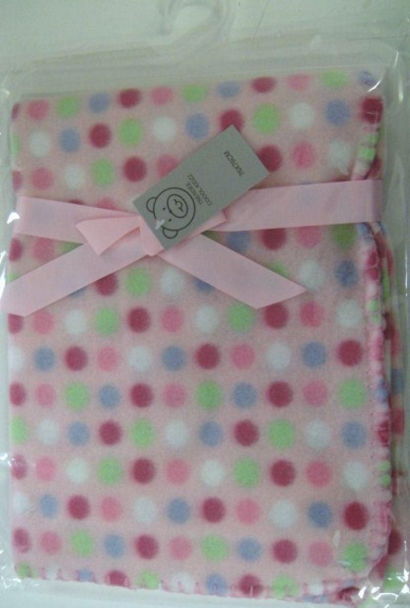 Super Soft Fleece Pink Blanket For New Born Baby