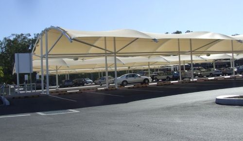 Protect your car under tensile car parking