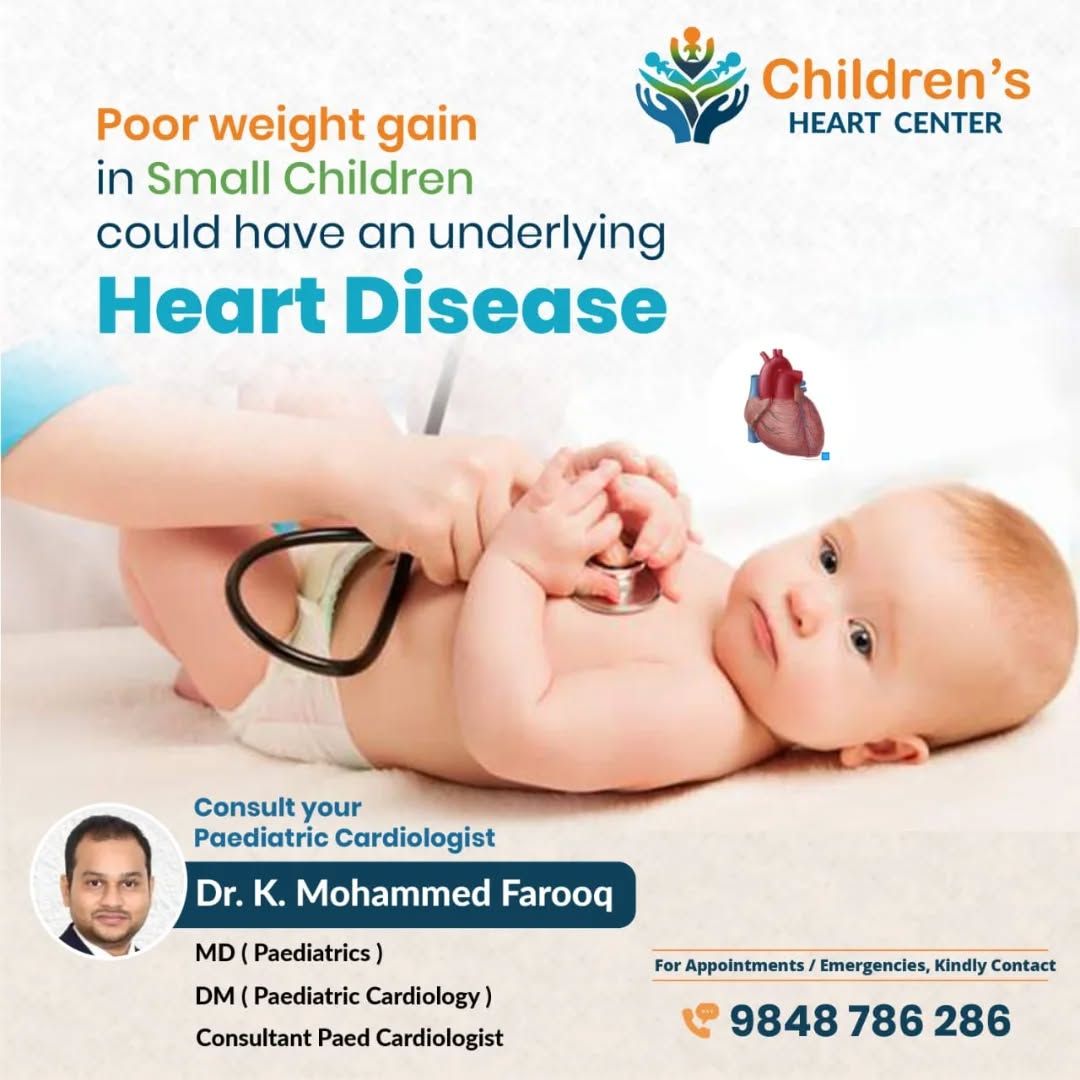Children’s Heart Center (Pediatric Cardiology) in Kurnool, Anantapur, Nandyal, and Kadapa Districts