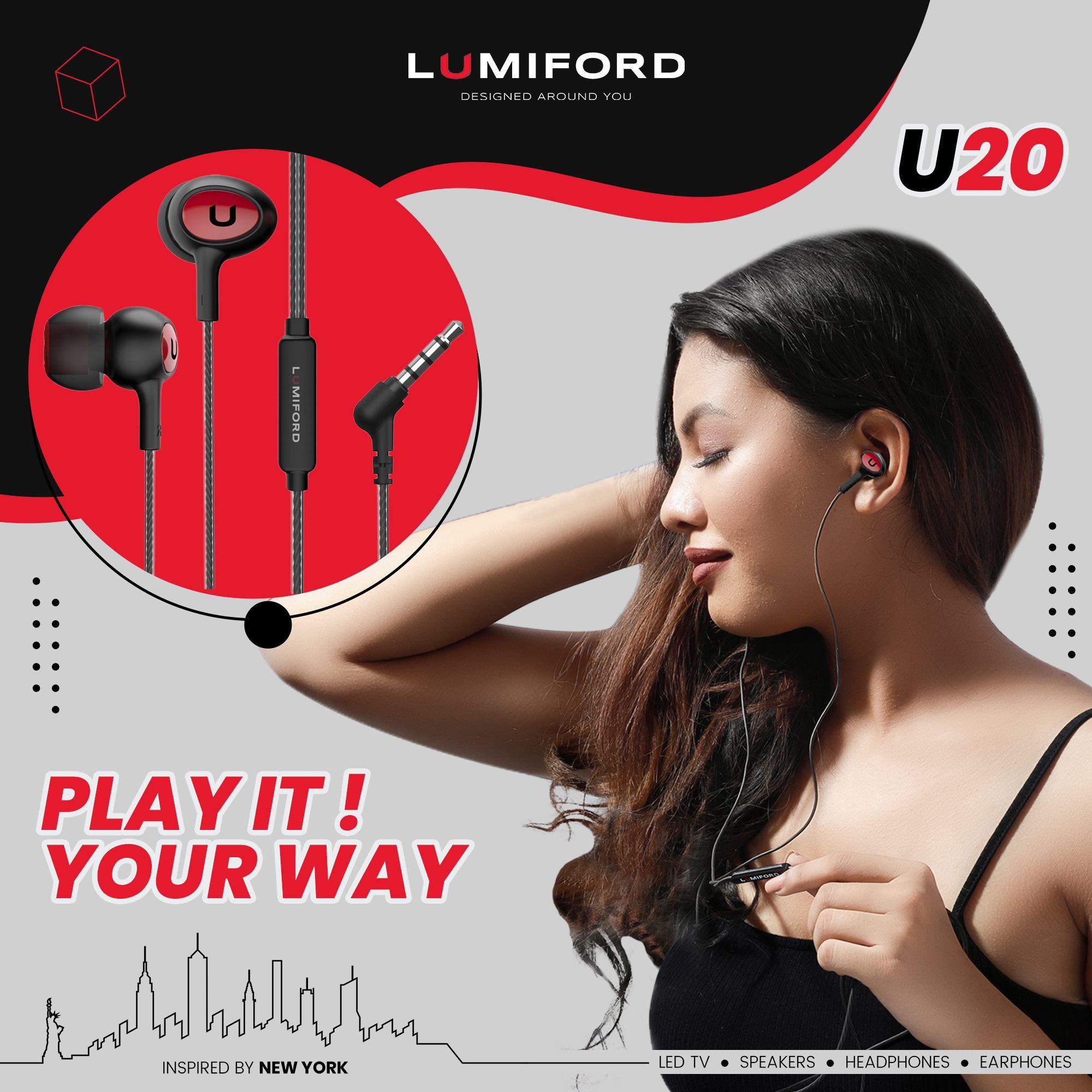Most Trusted Wired Earphones By Lumiford 