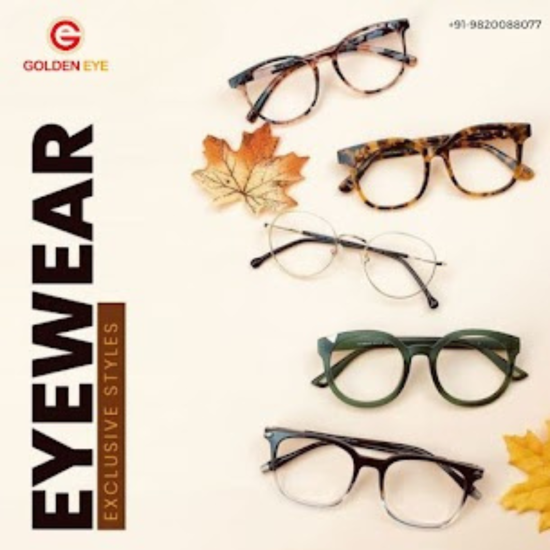 Golden Eye Optics | Best Optician and Optometrist Clinic in Kandivali East | optical shop in Thakur Complex