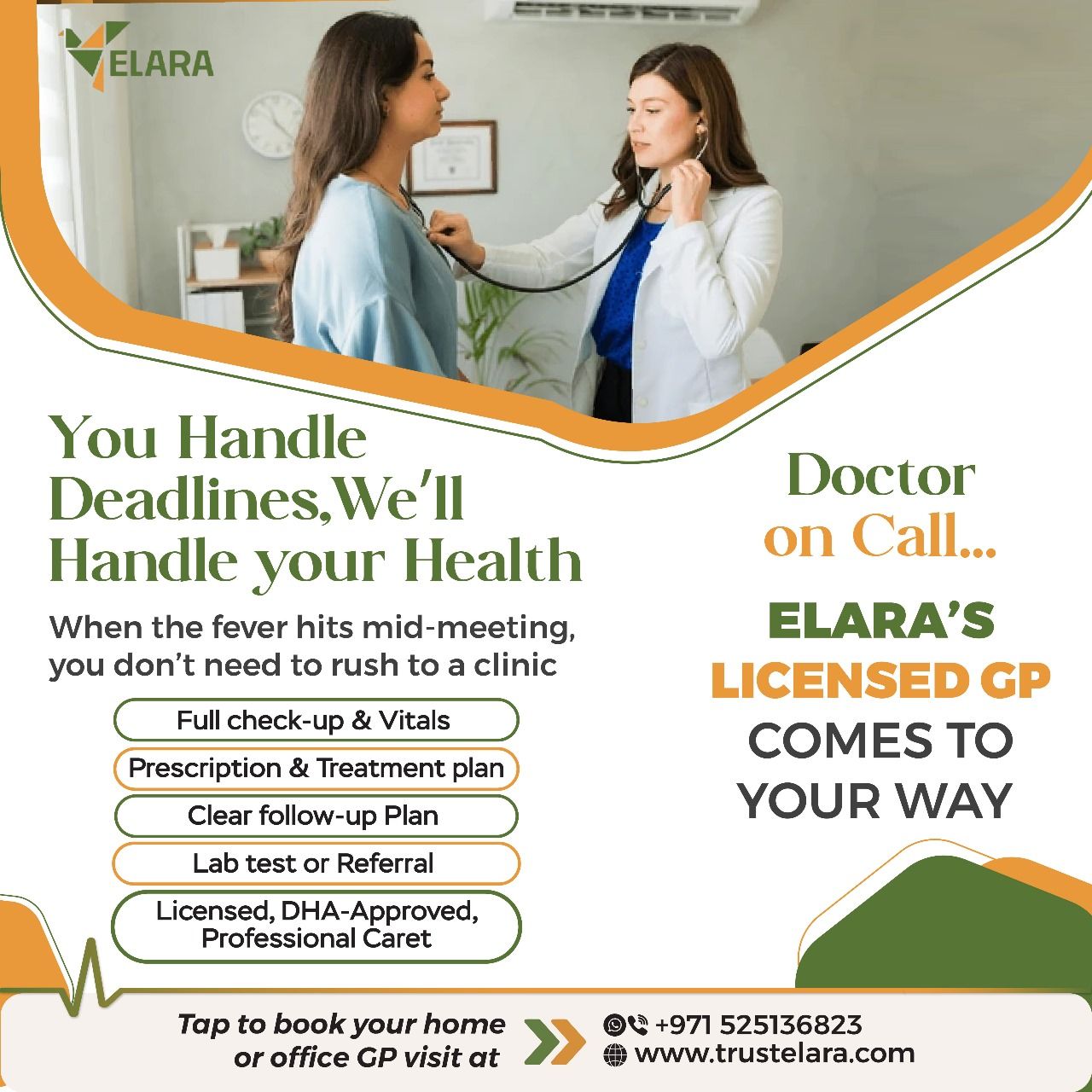 Doctor on Call 24/7 in Dubai – Trust Elara
